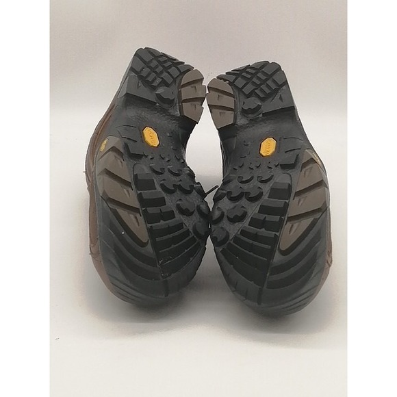 Georgia Boot‎ Oxfords Mens Brown 10 Leather Work Shoes Vibram Steel Toe GB3602 - Picture 8 of 11